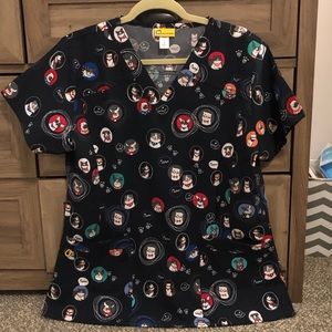 BNWOT WonderWink Large Scrub Top